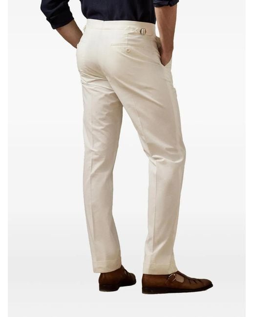 Ralph Lauren White Cotton Trousers for men