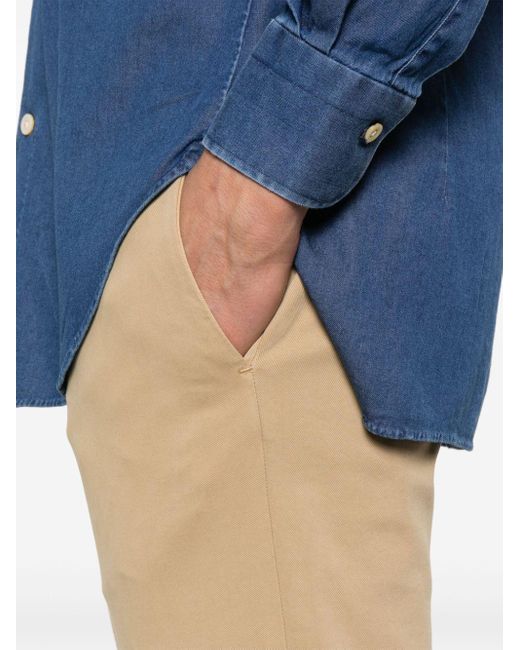 Incotex Natural Slim-Cut Chinos for men