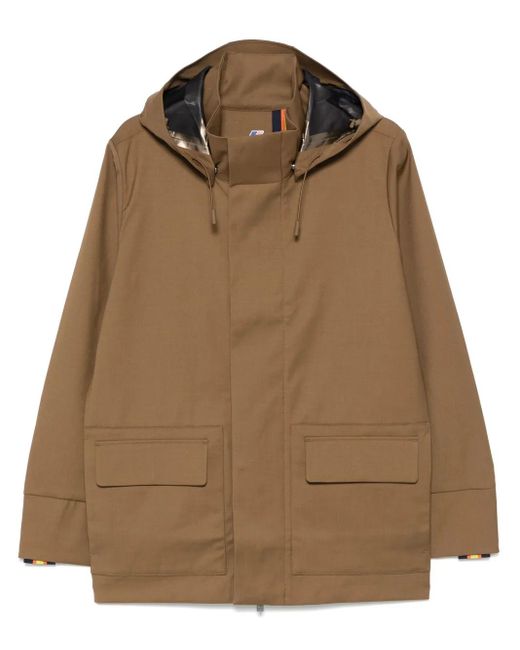 K-Way Brown Erhal Jacket for men
