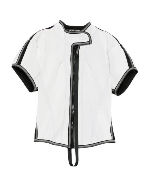 OTTOLINGER White Zip Wetsuit T-Shirt