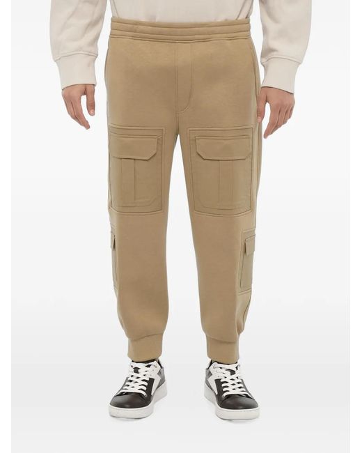 Neil Barrett Natural Cargo-Pocket Track Pants for men