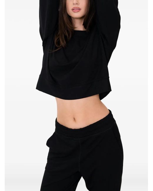 On/Off Essentials Black The Solace Crew Neck Sweatshirt