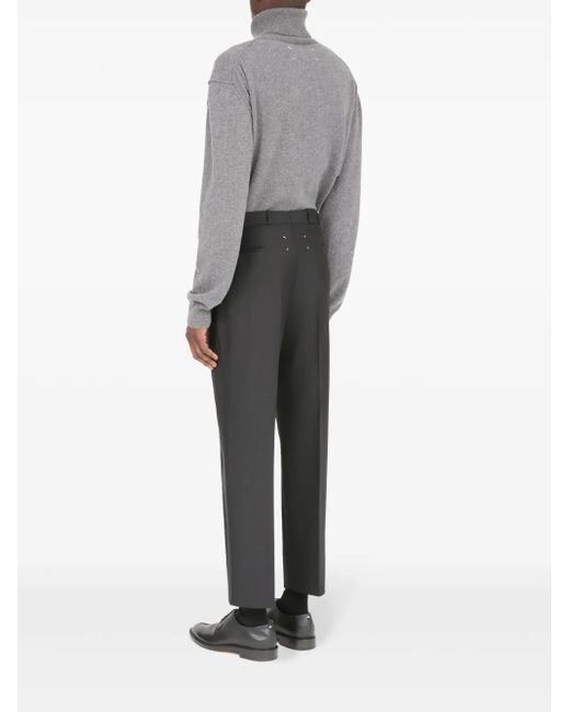 Maison Margiela Gray British Mohair Trousers for men