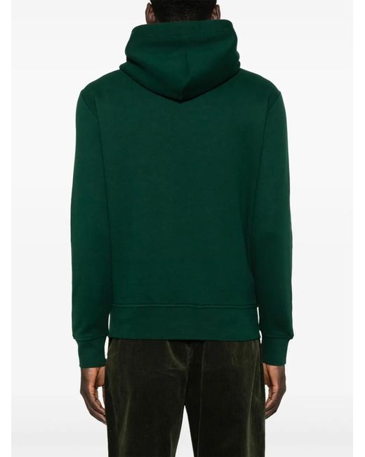 Polo Ralph Lauren Green Logo-Embroidered Hoodie for men