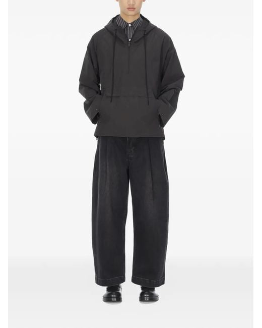 Studio Nicholson Black Veste À Capuche for men