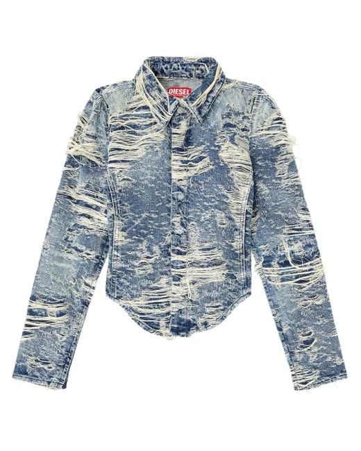 DIESEL Blue De-Madeline-Fsg Jacket