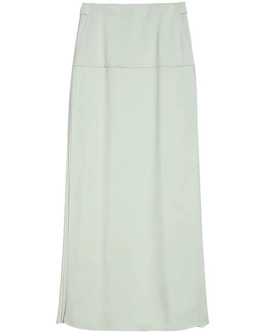 Jil Sander Green Straight Skirt