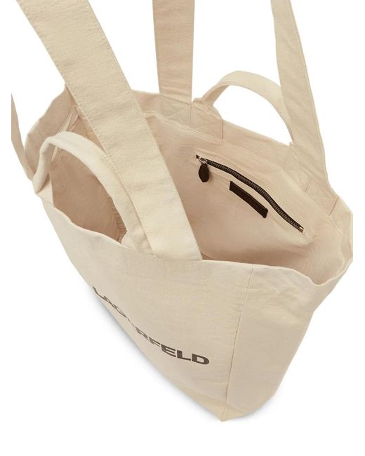 Karl Lagerfeld Handtasche Mit Logo-Print in White für Herren