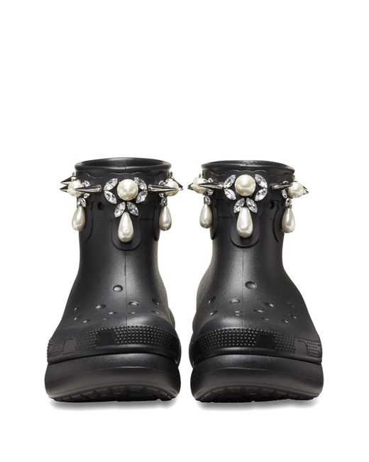 CROCSTM Black X Simone Rocha Pearl-Embellished Boots for men
