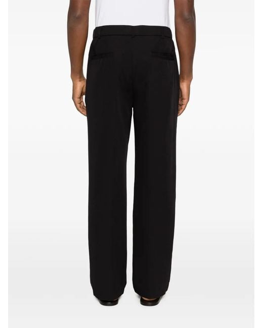 Imperial Black Pantalon À Design Plissé for men