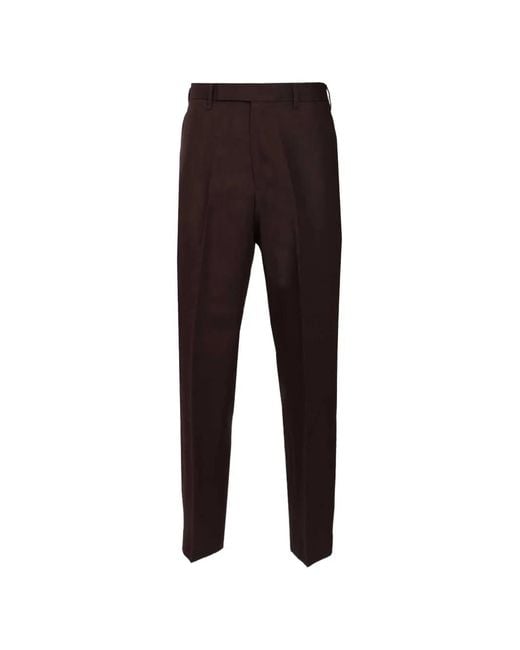 Paul Smith Purple Linen Trousers for men