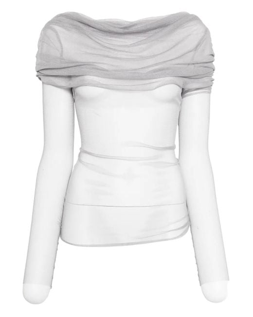 Top Veiled Christopher Esber de color White