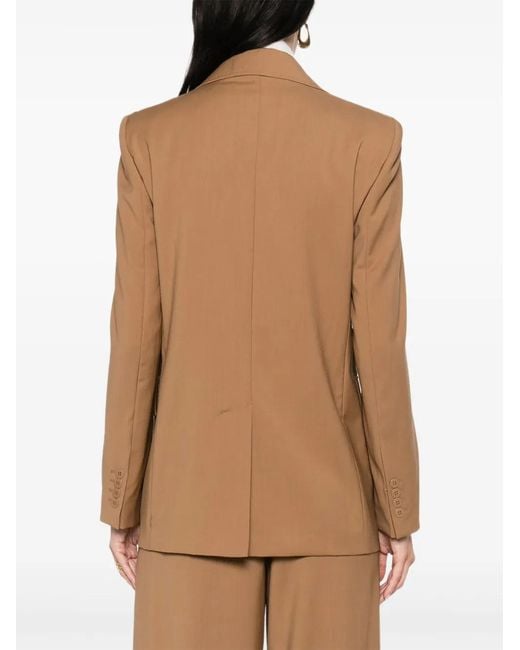 Max Mara Brown Single-Breasted Blazer
