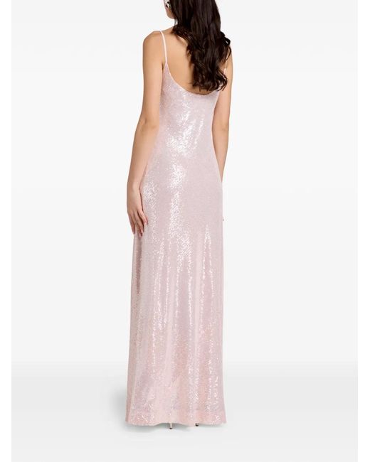 Needle & Thread Pink Spaghetti-Strap Maxi Dress