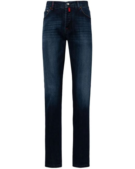 メンズ Kiton ストレートジーンズ Blue
