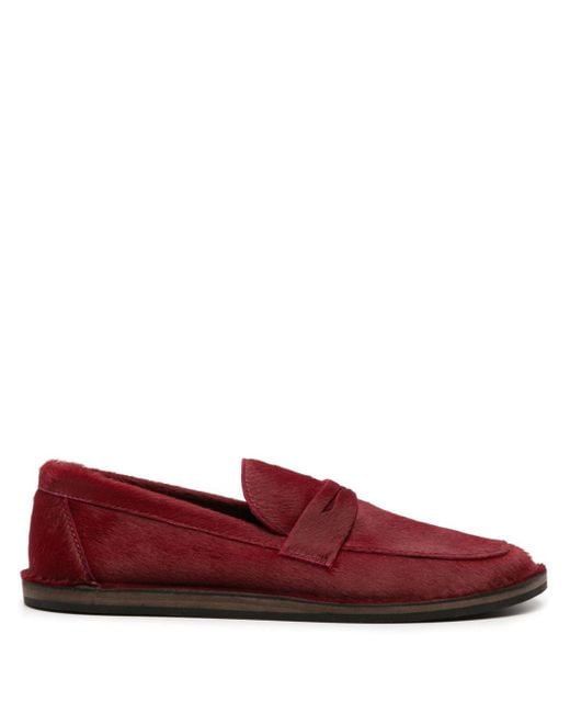 The Row Red Penny-Loafer