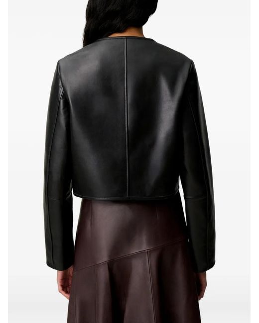 Claudie Pierlot Black Leather Jacket