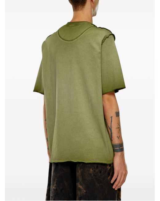 DIESEL Green T-erie Jersey T-shirt for men