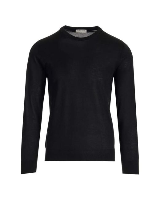 Al Duca D'aosta Blue Crew-Neck Sweater for men