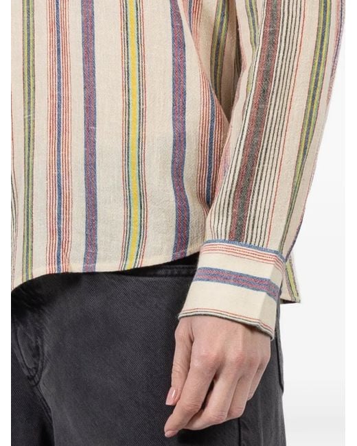 Xirena Natural Marcel Striped Shirt