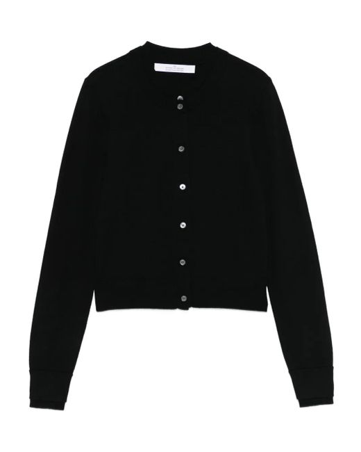 ROKH Black Geknöpfter Cardigan