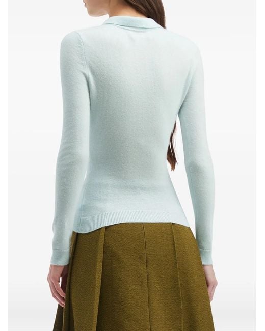 ShuShu/Tong Blue Buttoned Collared Cardigan