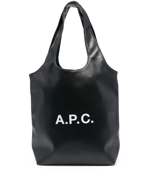 A.P.C. Black A. P.C. A. P.C. Ninon Small Tote Bag