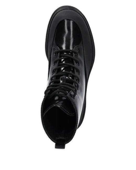 Ecco Black Grainer Bikerstiefel