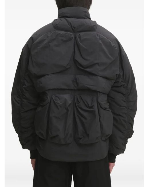 A.A.Spectrum光谱 Black Multi-Pocket Padded Jacket for men