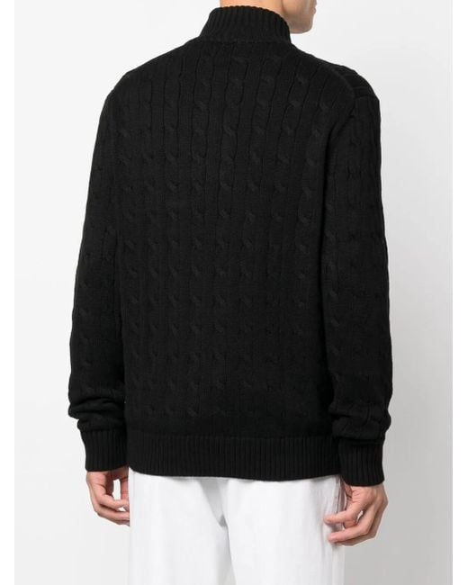 Polo Ralph Lauren Black Logo Sweater for men