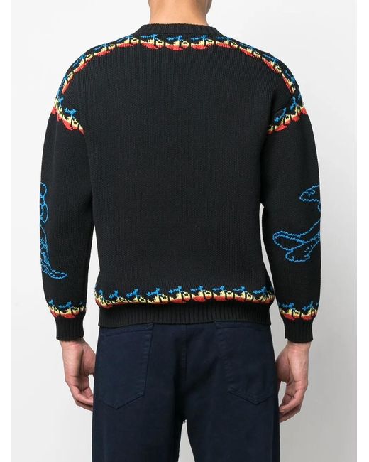 Stella McCartney Black X Disney Fantasia Intarsia Jumper