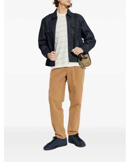 Rag & Bone Blue Zip-Up Pocket Jacket for men