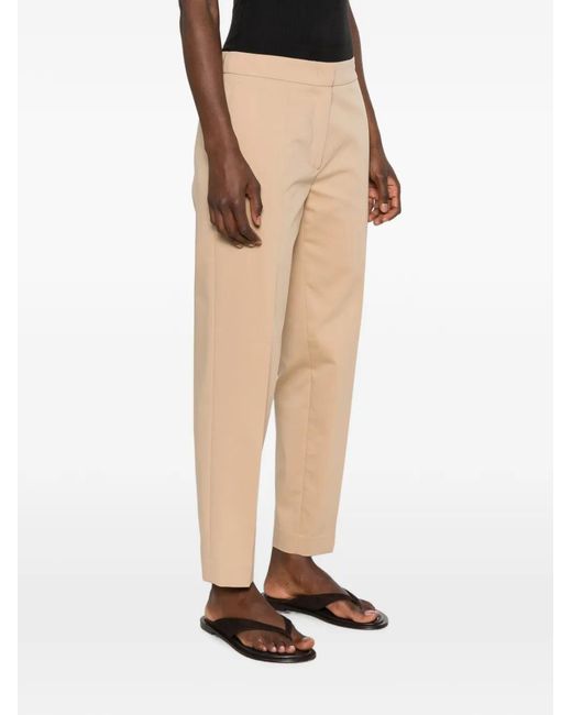 Clips White Tailored Trousers