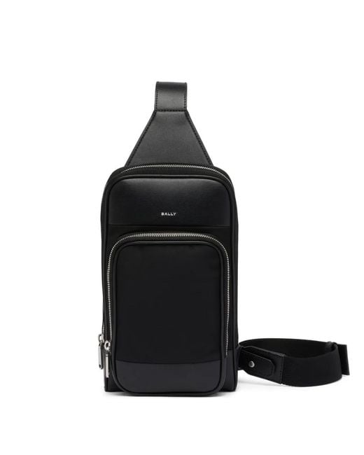 Bally Black Voguel Sling Bag for men