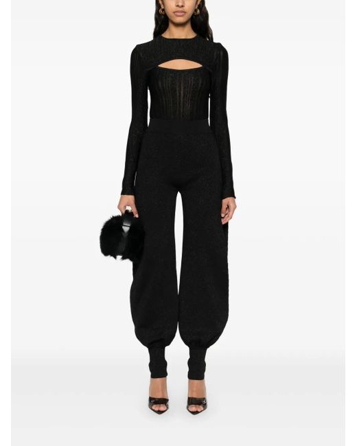 ANDREADAMO Black Wet Bodysuit