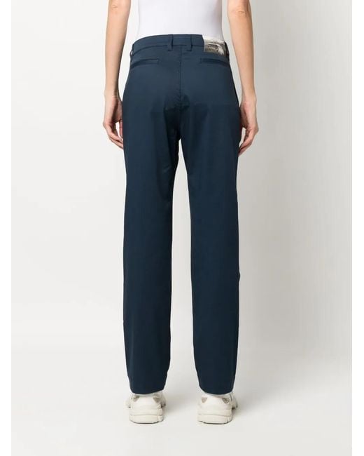 Rossignol Blue Organic-Cotton Chino Trousers