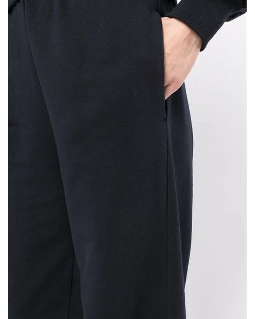Alberta Ferretti Blue Logo Waistband Track Pants