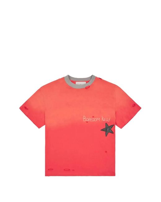 Boredom Kills Pink Stardom T-Shirt for men