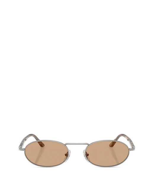 Persol Natural Oval-Frame Sunglasses