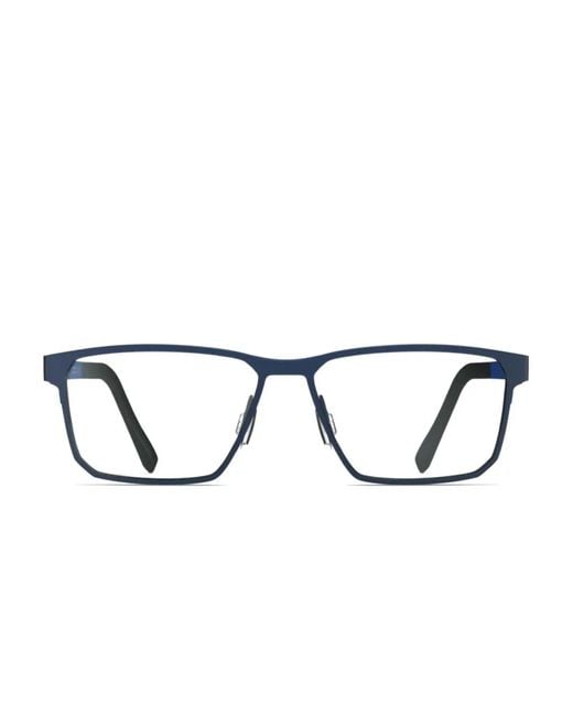 Blackfin Westhampton Brille Mit Eckigem Gestell in Blue für Herren