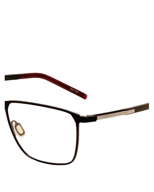 Porsche Design White Squared-Frame Glasses for men