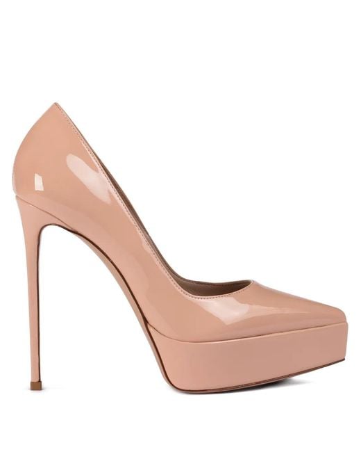 Le Silla Pink Uma Platform Pumps