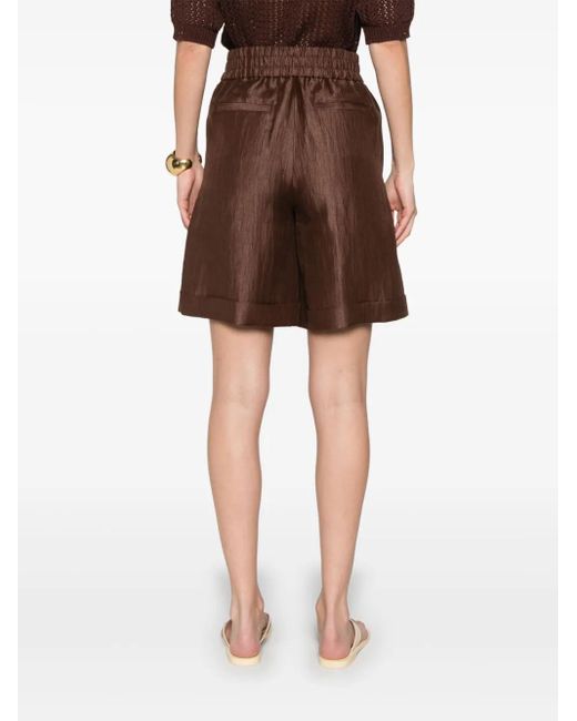 Bermudas anchas Peserico de color Brown