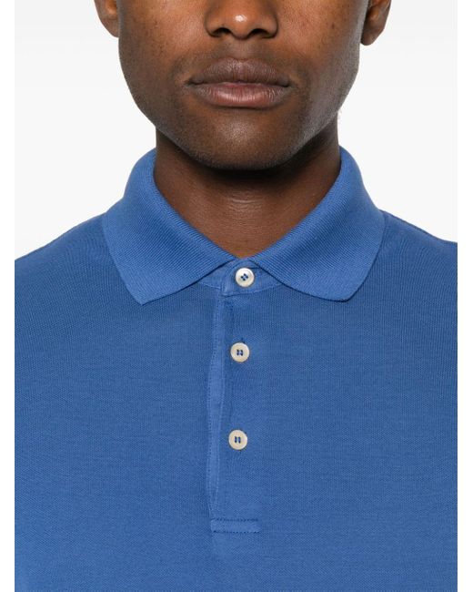 Fedeli Wind Poloshirt in Blue für Herren