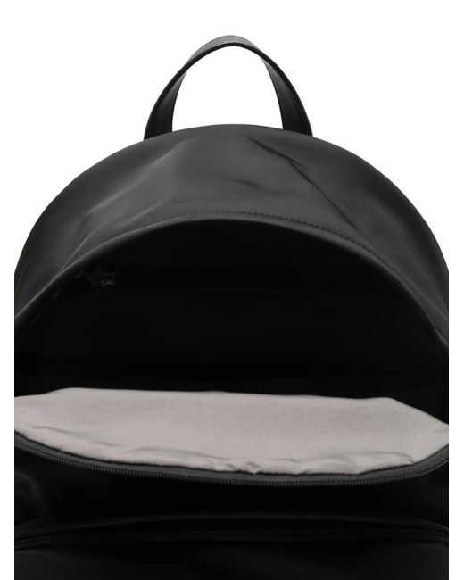 Calvin Klein Black Logo-Plaque Backpack for men