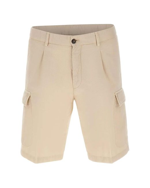 Briglia 1949 Natural Newport Cargo Shorts for men