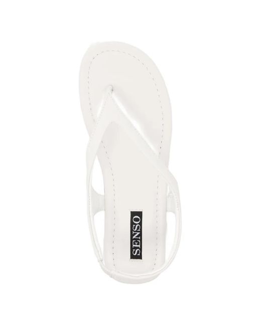 Senso White Nessa Sandals