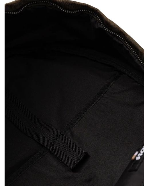 Boss Brown Logo-Plaque Backpack for men