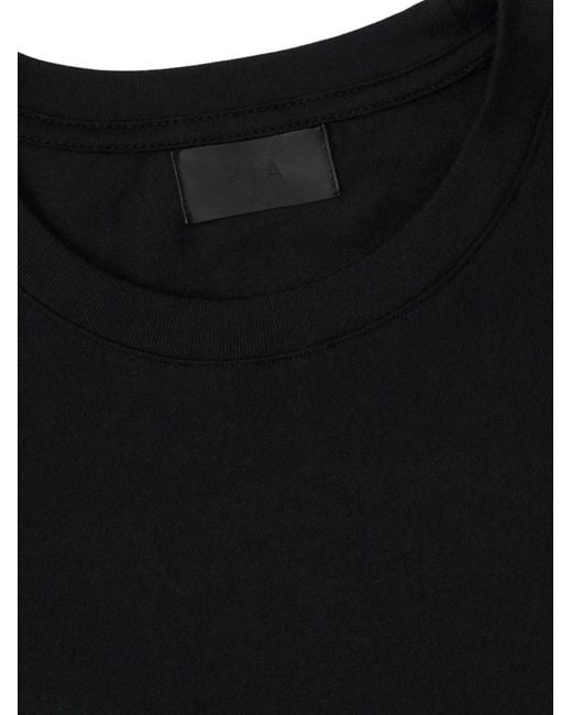 RTA Black Colin Oversized Graphic T-Shirt for men