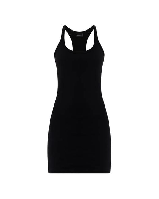 DSquared² Black Short Dresses
